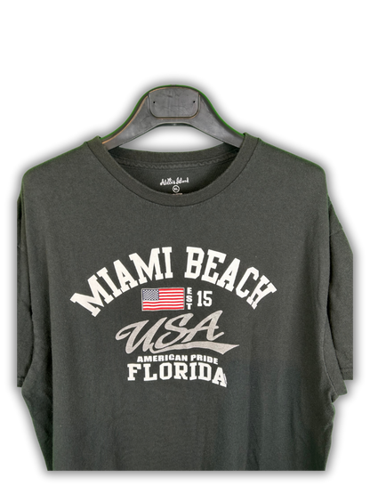 Unbranded Miami Beach Print T-Shirt XL